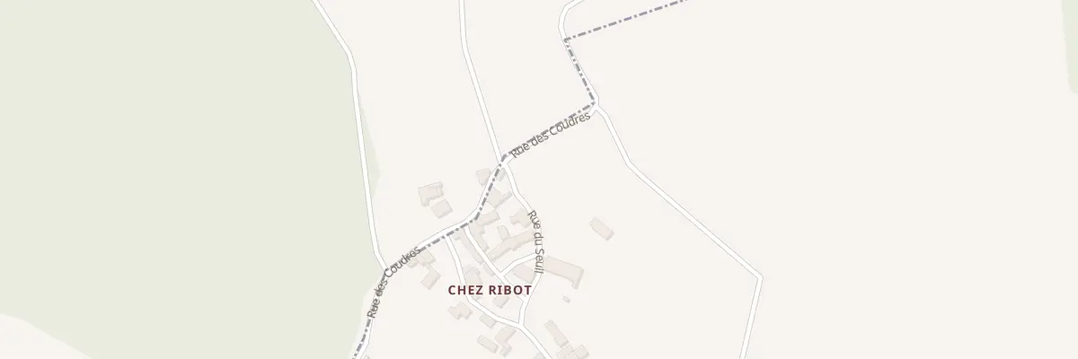 Plan du 5190 Chez Ribot à Plassac-Rouffiac