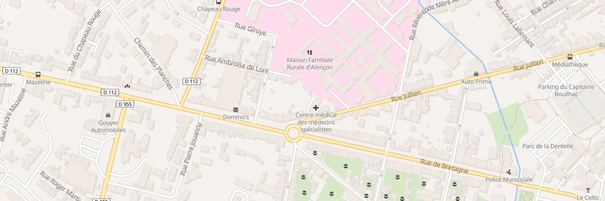 Plan du 90 Rue Jullien à Alençon