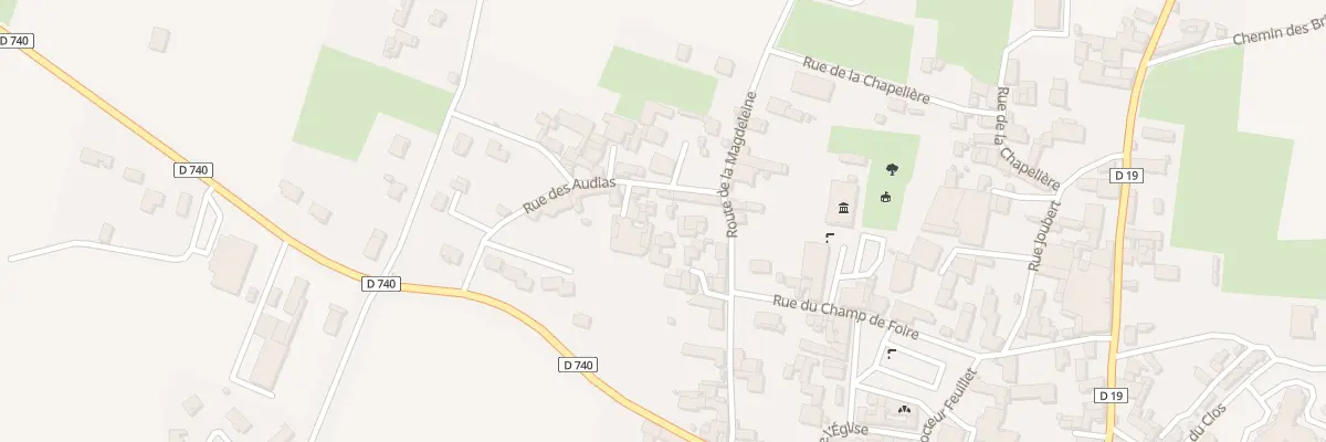 Plan du 1 Rue des Audias à Villefagnan