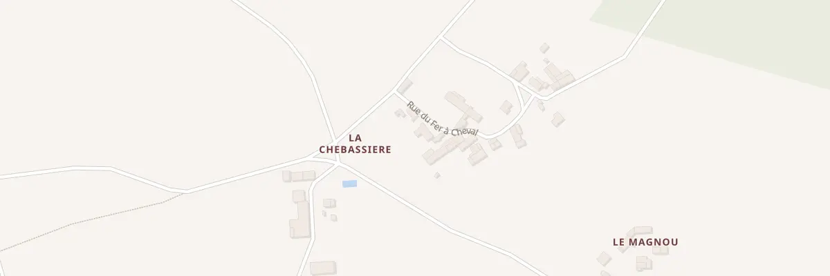 Plan du 2B Rue du Fer A Cheval La Chebass à Lorigné