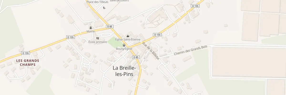 Plan du 2 Rue des Loges à La Breille-les-Pins