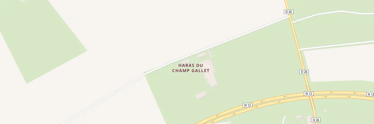 Plan du 5001 Le Champ Gallet à Damigny