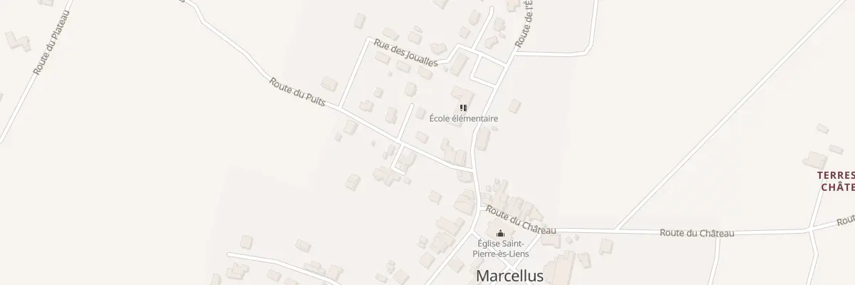Plan du 94 Rte du Puits à Marcellus