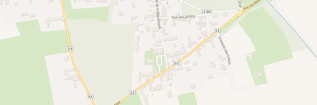 Plan du 18 Rue de la République à Artagnan