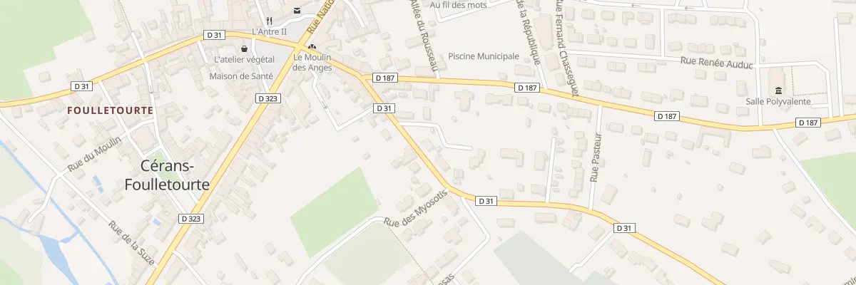 Plan du 7 Rue du Pere Mersenne à Cérans-Foulletourte