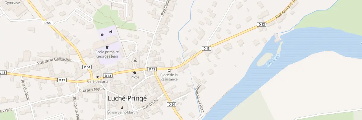 Plan du 1 Rue Armand Tuvache à Luché-Pringé