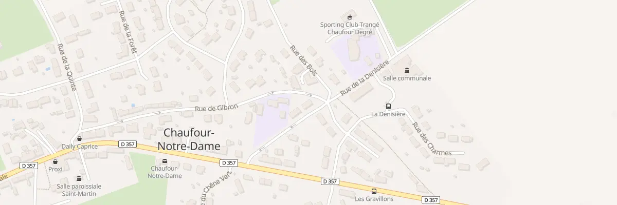 Plan du 9 Rue de la Denisière à Chaufour-Notre-Dame