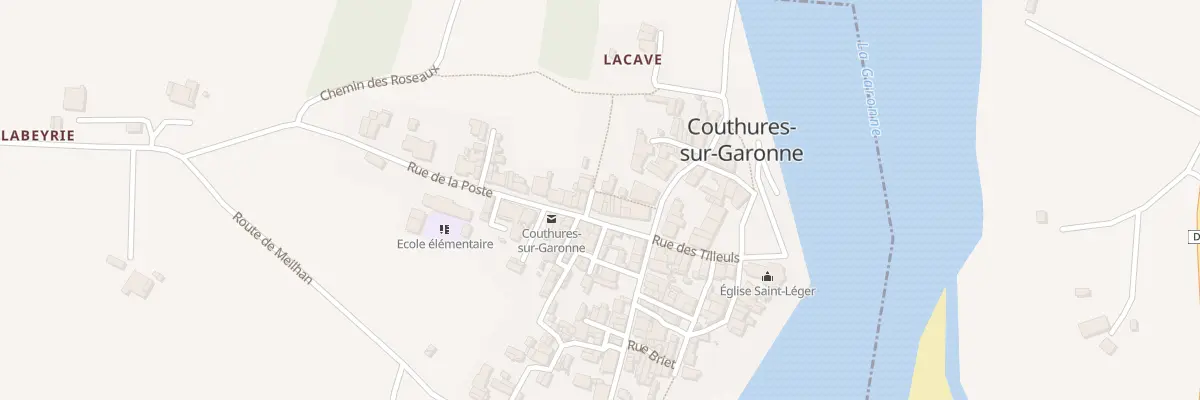 Plan du 30 Le Bourg à Couthures-sur-Garonne