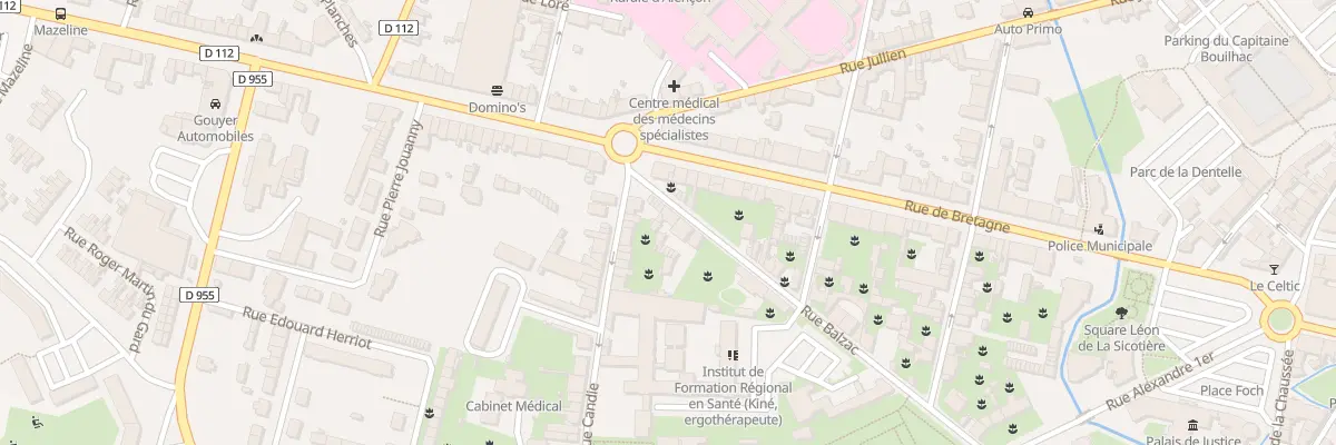 Plan du 43 Rue Balzac à Alençon