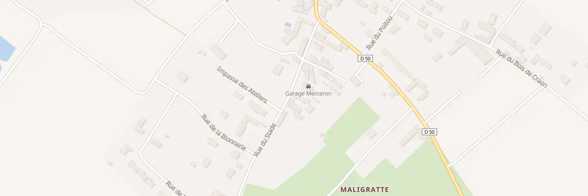 Plan du 11 Rue du Stade à Bournand