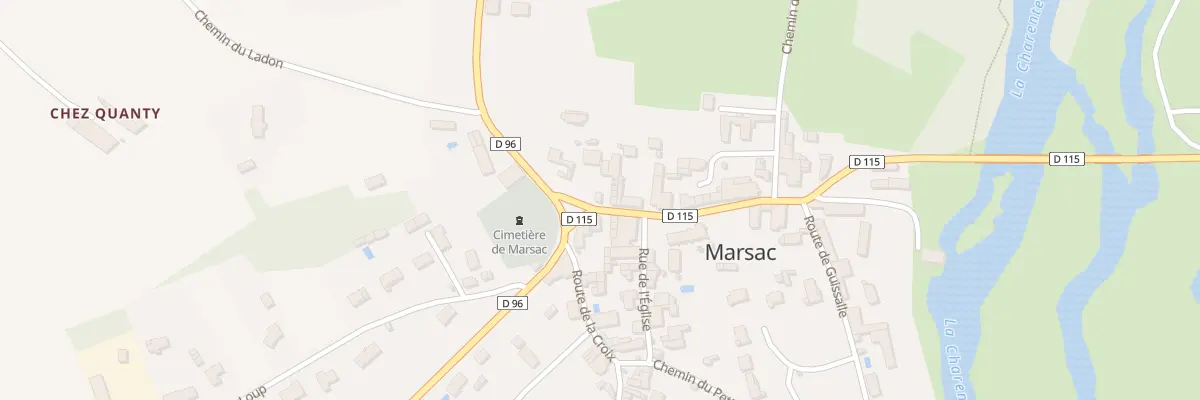 Plan du 5014 Rue du Centre à Marsac