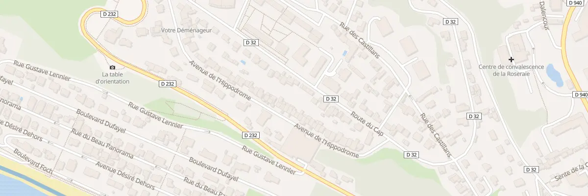 Plan du 46 Av de l’Hippodrome à Sainte-Adresse