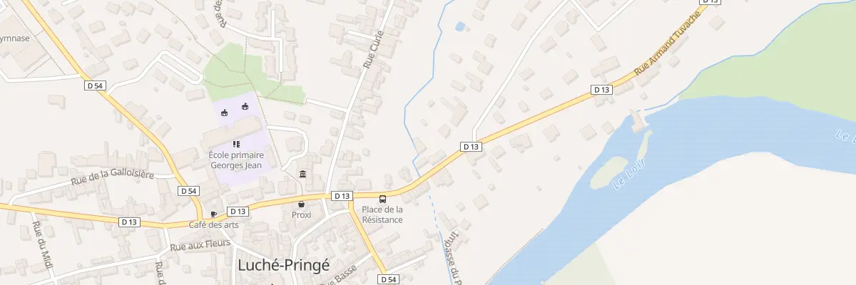 Plan du 3 Rue Armand Tuvache à Luché-Pringé