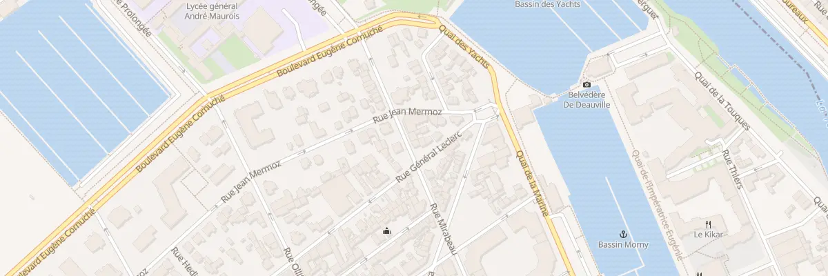 Plan du 3 Rue Mirabeau à Deauville