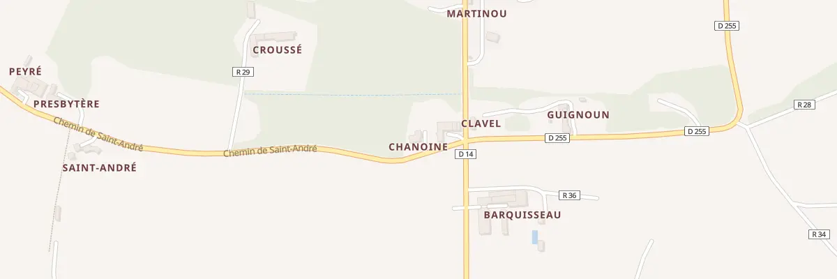 Plan du 4 Chem de Saint-André à Ladevèze-Rivière