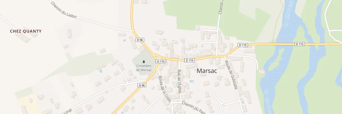 Plan du 5417 Rue du Centre à Marsac