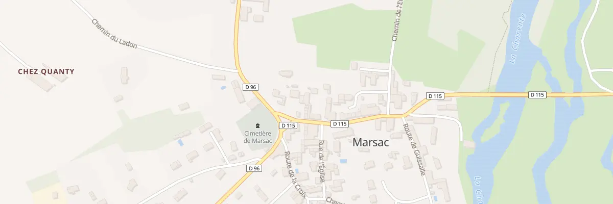 Plan du 15 Rue du Centre à Marsac