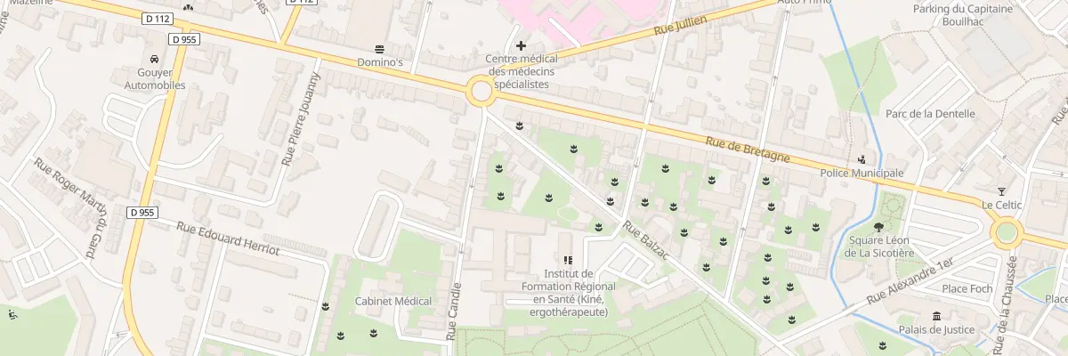Plan du 37 Rue Balzac à Alençon