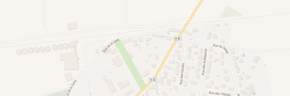 Plan du 14 Rue de la Gare à Ayron