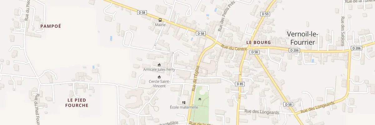 Plan du 4 Rue de l’Eglise à Vernoil-le-Fourrier