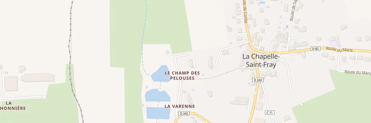 Plan du 5000 Le Champ des Pelouses à La Chapelle-Saint-Fray