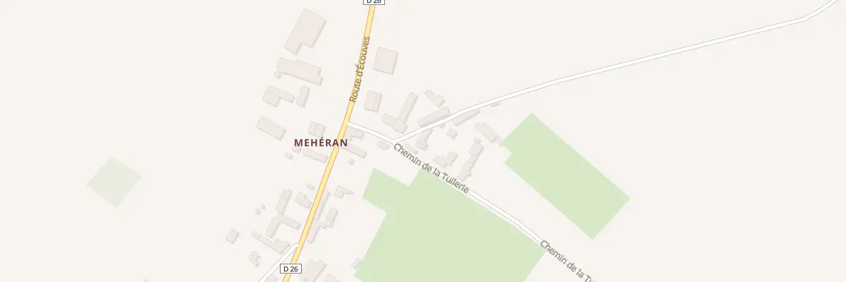 Plan du 2 Che des Aubépines à Mortrée