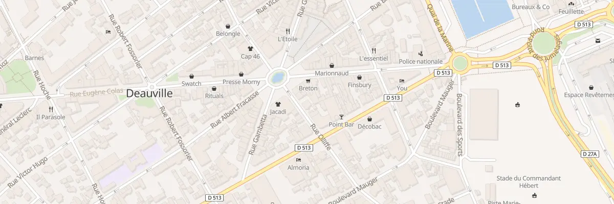Plan du 45 Rue Olliffe à Deauville