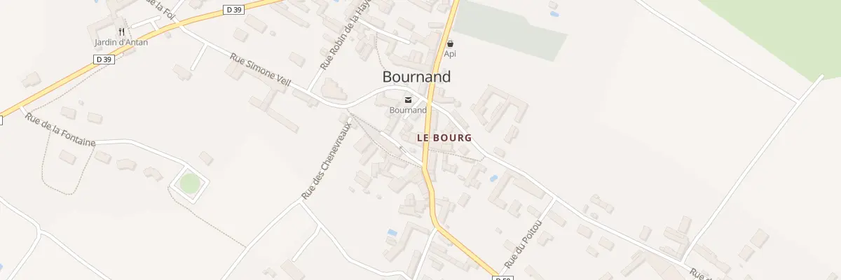 Plan du 18 Rue de la Mairie à Bournand