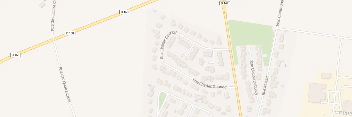 Plan du 34 Rue Charles Gounod à Loudun