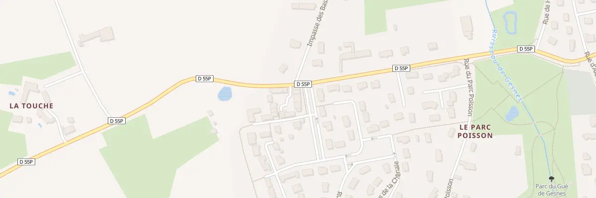 Plan du 4 Rue des Cornouillers à Arçonnay