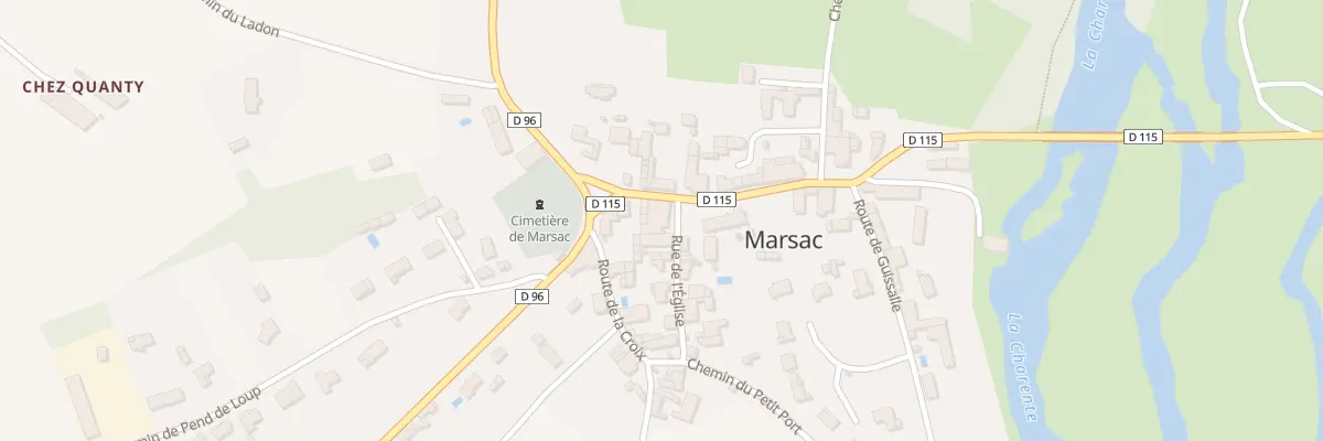 Plan du 14 Rue de l’Eglise à Marsac
