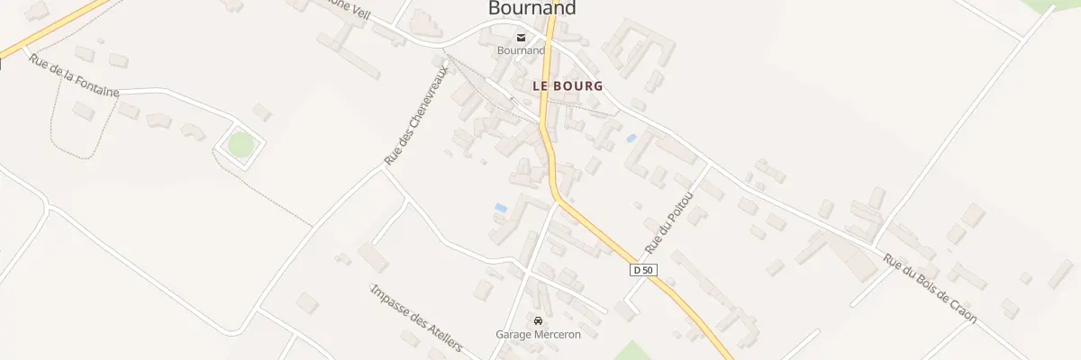 Plan du 26 Rue de la Mairie à Bournand