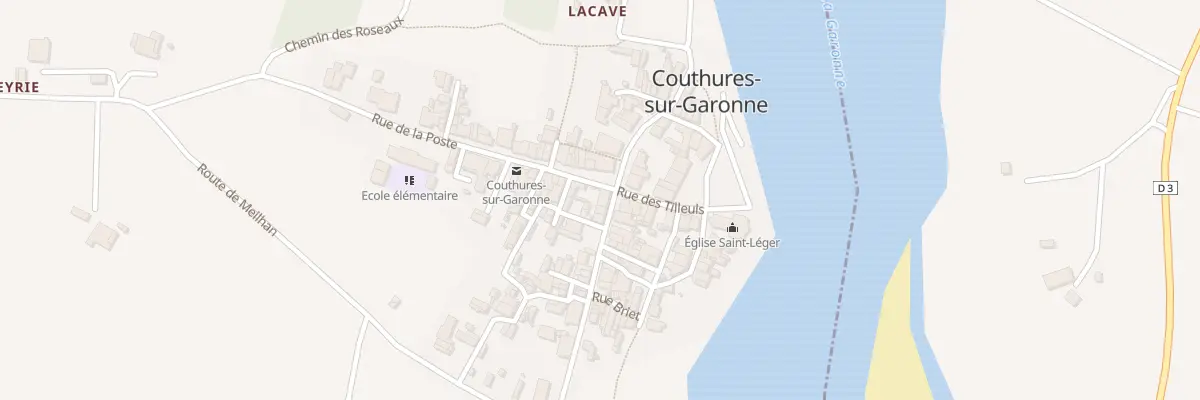 Plan du 148 Le Bourg à Couthures-sur-Garonne