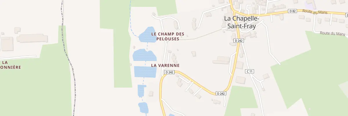 Plan du 5111A La Varenne à La Chapelle-Saint-Fray