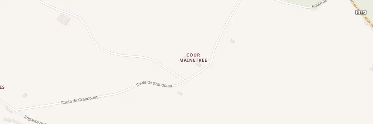 Plan du 1891 Rte de Grandouet à Cambremer