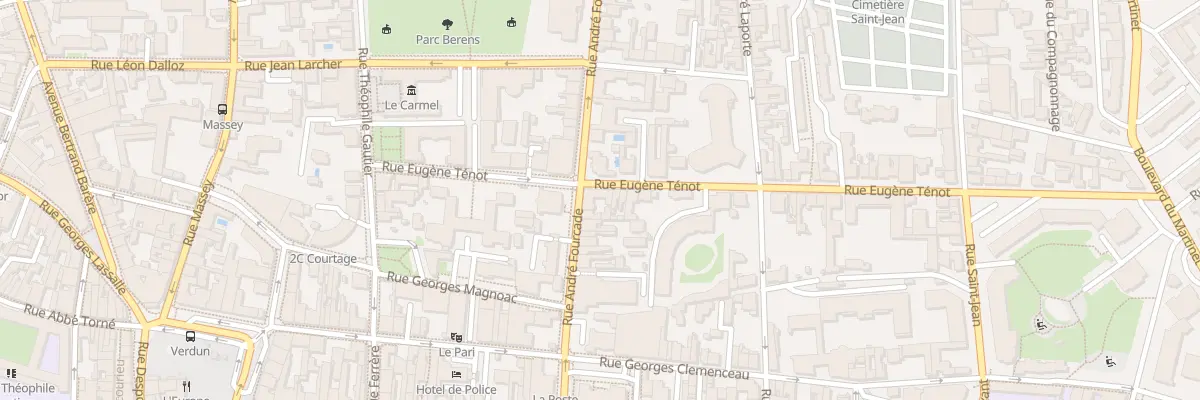 Plan du 14 Rue André Fourcade à Tarbes