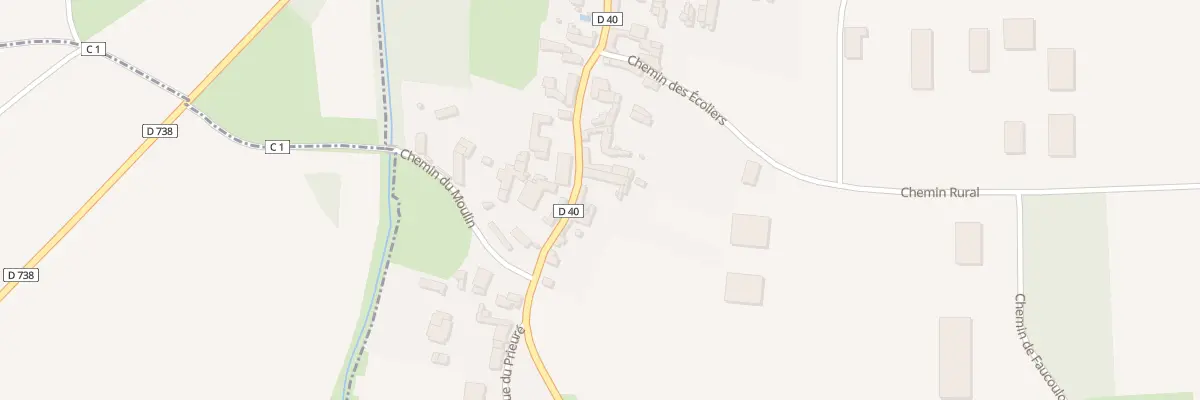 Plan du 6 Rue du Prieuré à Cuhon