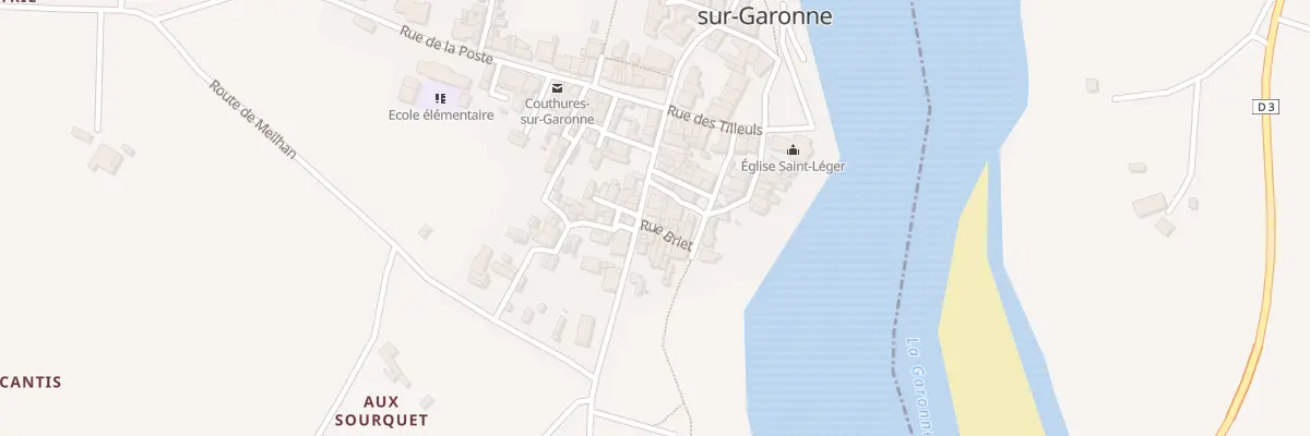 Plan du 123 Le Bourg à Couthures-sur-Garonne