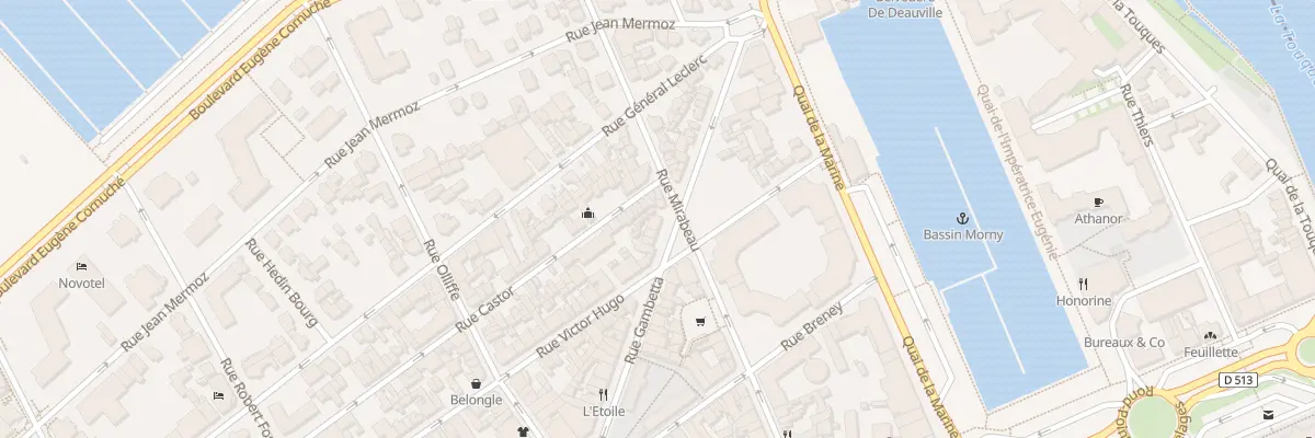 Plan du 24 Rue Gambetta à Deauville