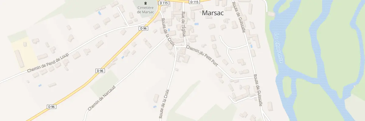 Plan du 5004 Rte de la Croix à Marsac