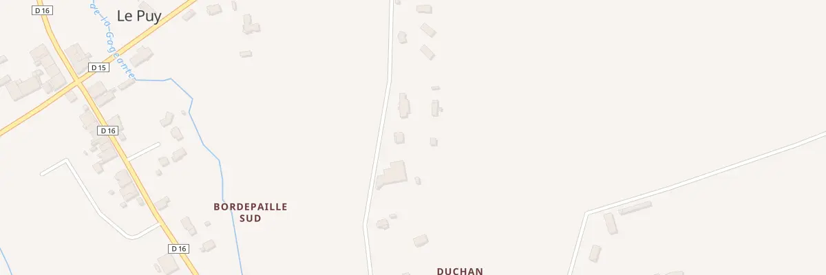 Plan du 3 Champ des Carraux au Puy