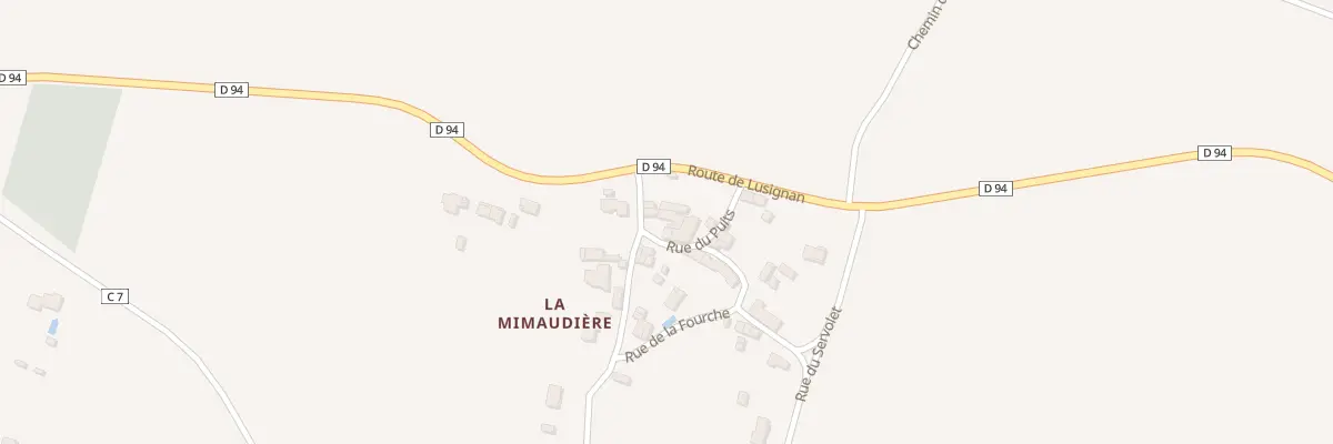 Plan du 3 Rue de la Mimaudière à Jazeneuil