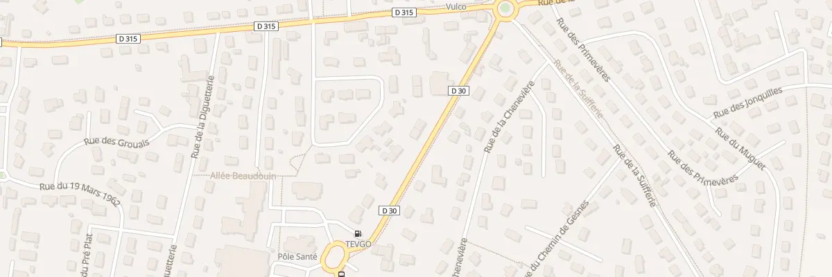 Plan du 16 Rte de Fresnay à Saint-Germain-du-Corbéis