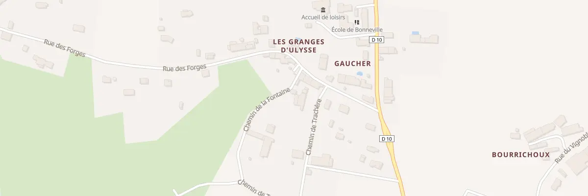 Plan du 62 Gaucher à Bonneville-et-Saint-Avit-de-Fumadières