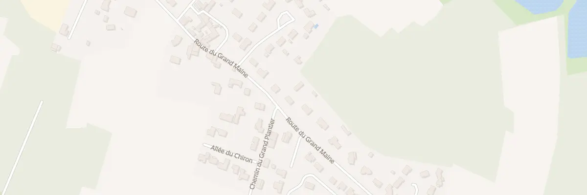 Plan du 88 Rte du Grand Maine à La Couronne
