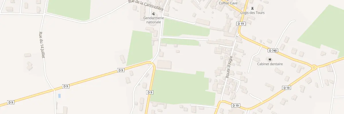 Plan du 17 Rue de la Gare à Villefagnan