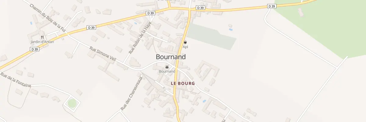 Plan du 9 Rue de la Mairie à Bournand