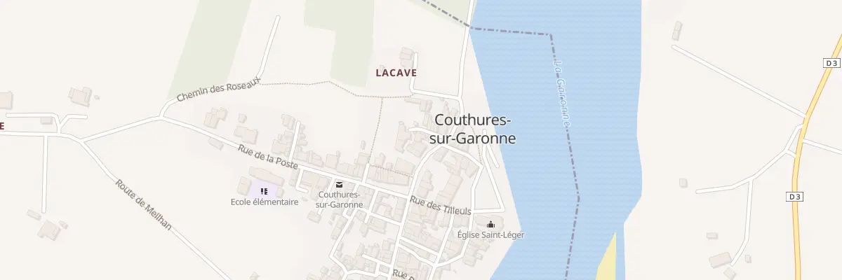 Plan du 65 Rue Sablée à Couthures-sur-Garonne