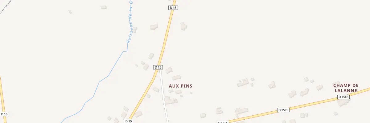 Plan du 1 Aux Pins au Puy