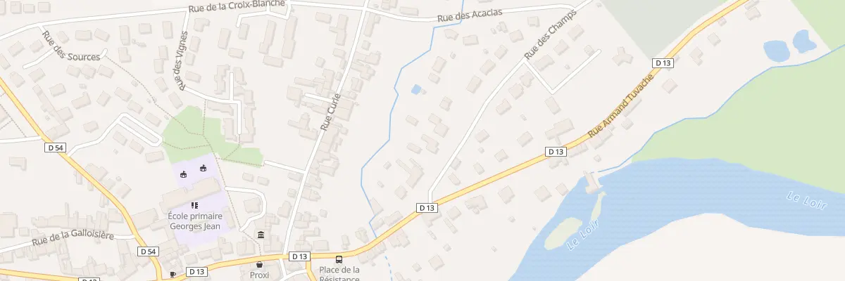 Plan du 5 Rue des Champs à Luché-Pringé